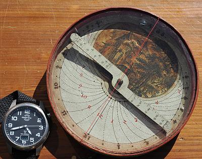 Sonnenuhr funktioniert