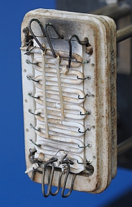 Keramikplatte mit Heizung und Leuchtst&auml;bchen