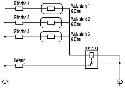 Schaltplan der Nernstlampe